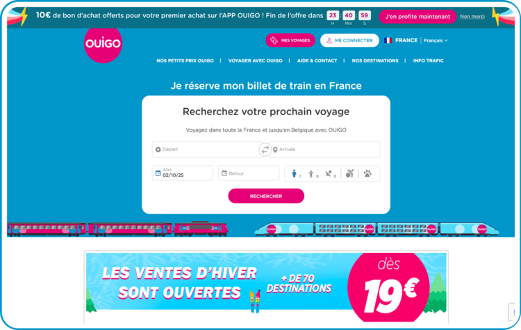 Bon plan OUIGO