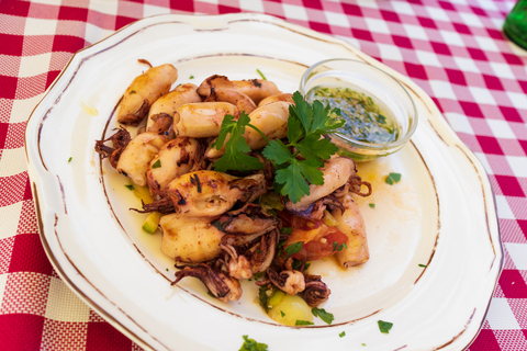 Délicieux calmars grillés