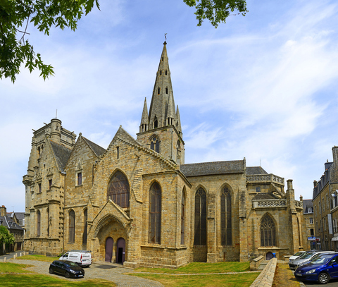 Guingamp - Basilica of Notre Dame de Bon Secours, Brittany, France