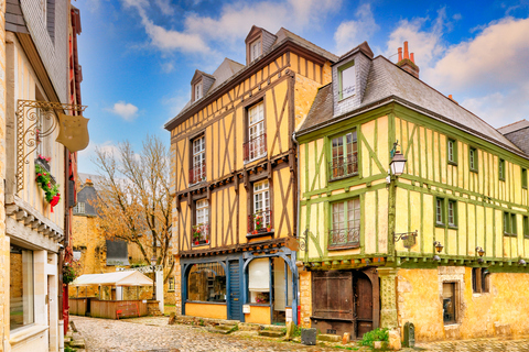 La cité médiévale des Plantagenêt au cœur du Mans Sarthe, Pays de la Loire, France