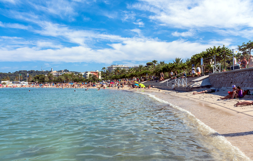 Plage du Ponteil à Antibes