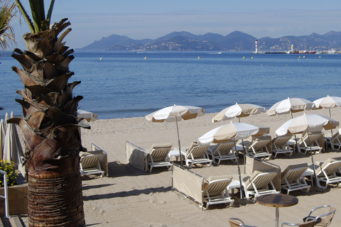 Plage de La Croisette. Cannes