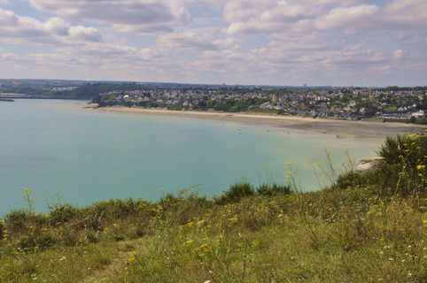La baie de Saint-Brieuc vue de Martin à Plérin