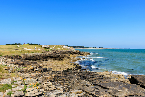 Sentier pédestre à la Pointe du Conguel à Quiberon