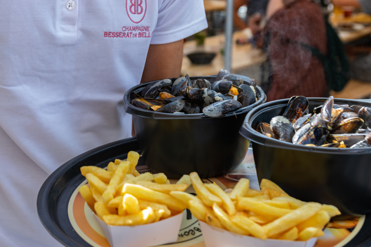 specialite culinaire lille - moules frites
