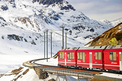 Train Bernina Express, Suisse-Italie
