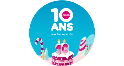 OUIGO a 10 ans, et ça va être votre fête !