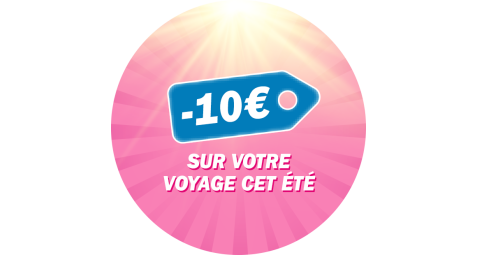 -10€ sur votre prochain voyage avec le code SOLEIL10