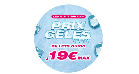 Prix Gelés Ouigo 2026