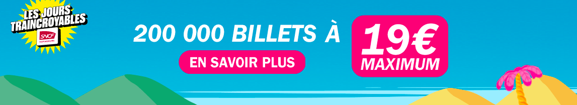 200000 billets à 19€ les 2 et 3 septembre