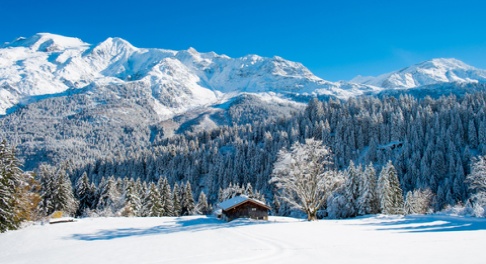 Mont blanc hivernal