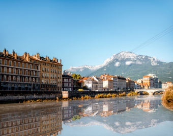 Ville de Grenoble en France