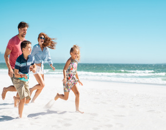 Famille plage