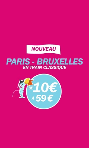 Paris-Bruxelles dès 10€