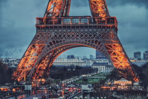 La Tour Eiffel et le champ de Mars