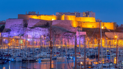 marseille vue nuit