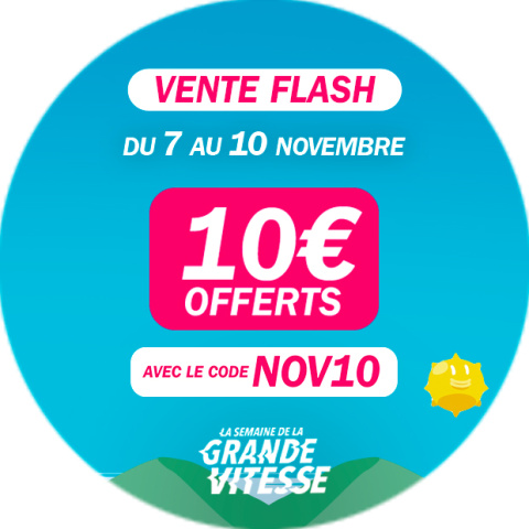 Vente flash Ouigo novembre 2024