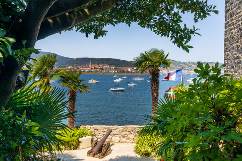 Hendaye, Pyrénées-Atlantiques, France. La rivière Bidassoa