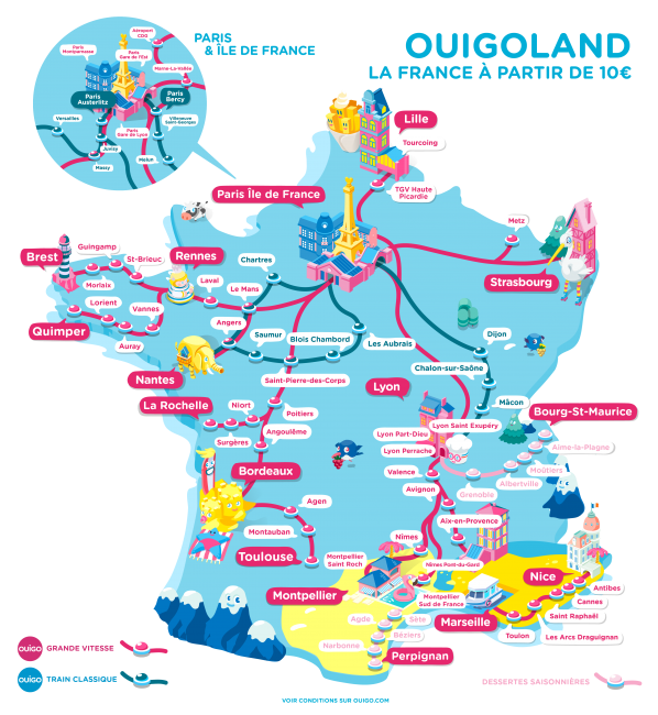 Carte OUIGOLAND