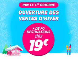RDV le 1er octobre pour l'ouverture des ventes d'hiver