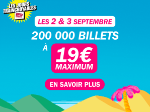 200000 billets à 19€ les 2 et 3 septembre