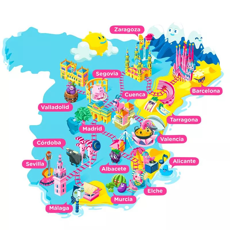 Destinations OUIGO en Espagne