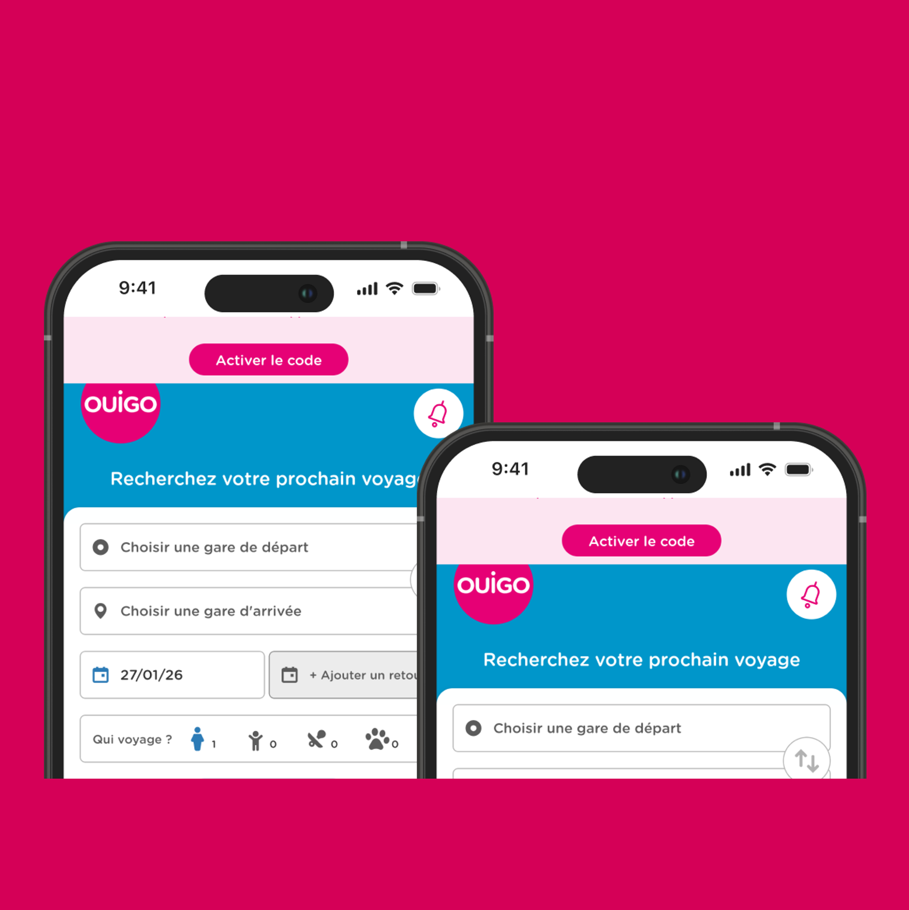 Téléchargez l'application OUIGO