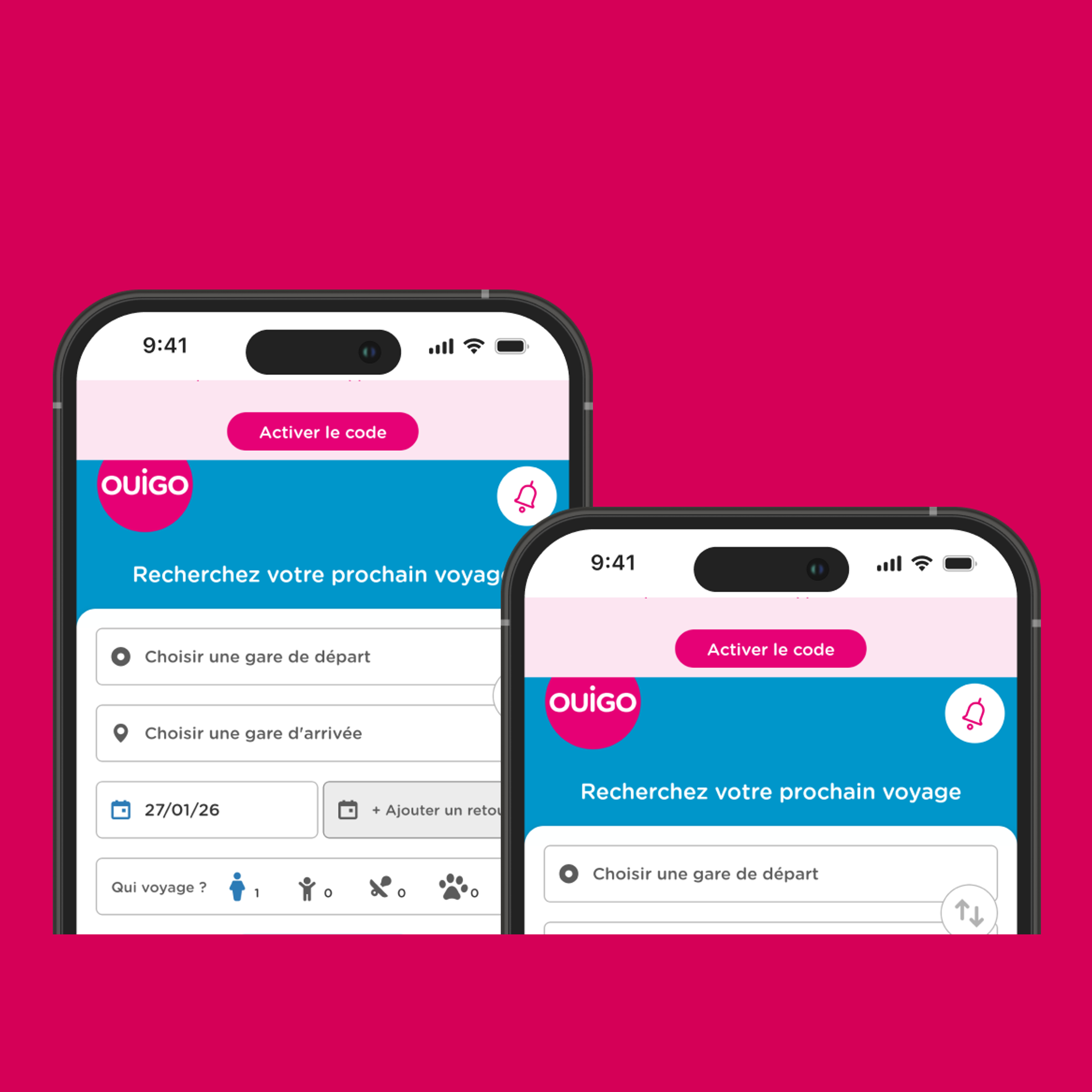 Téléchargez l'application OUIGO