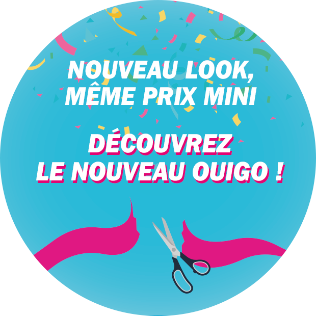 Nouvelle année, nouveau train : découvrez les nouveautés OUIGO !
