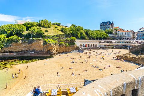 Biarritz plage du port vieux