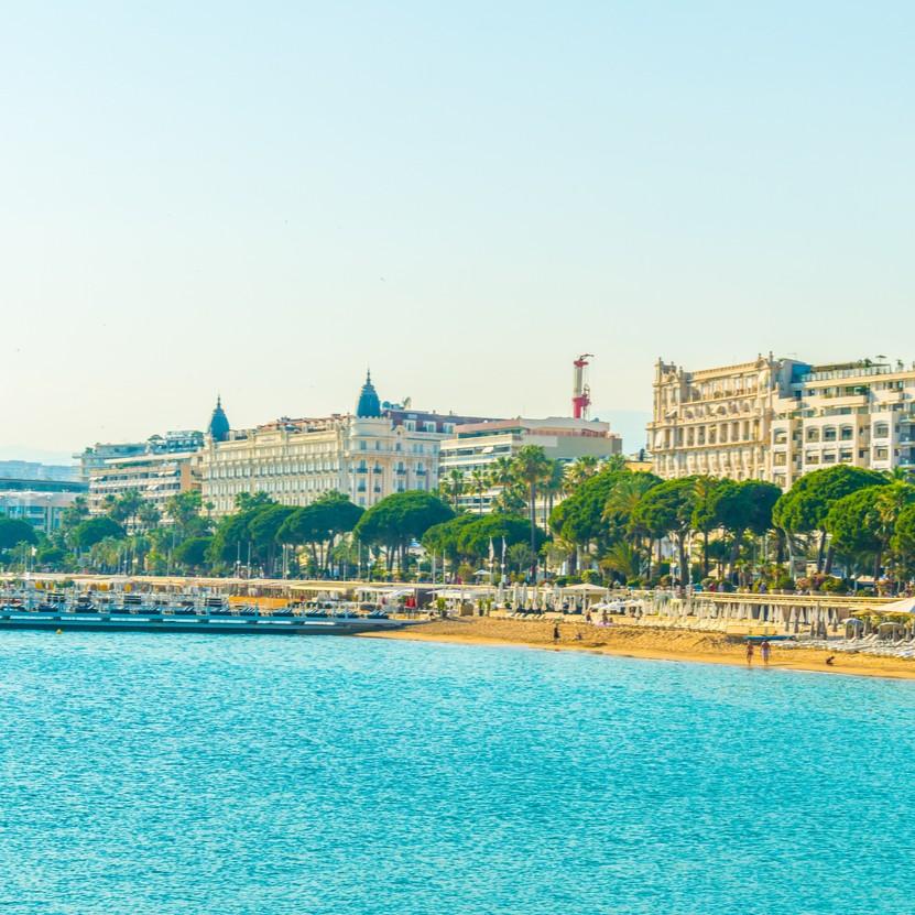 Plage du Palais à Cannes